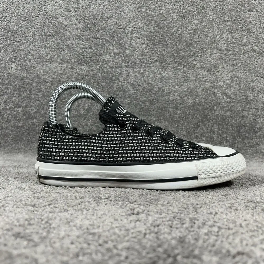 Converse Chuck Taylor All Star Hex Jacquard OX 119121F Women’s Sz 7 Black Shoes